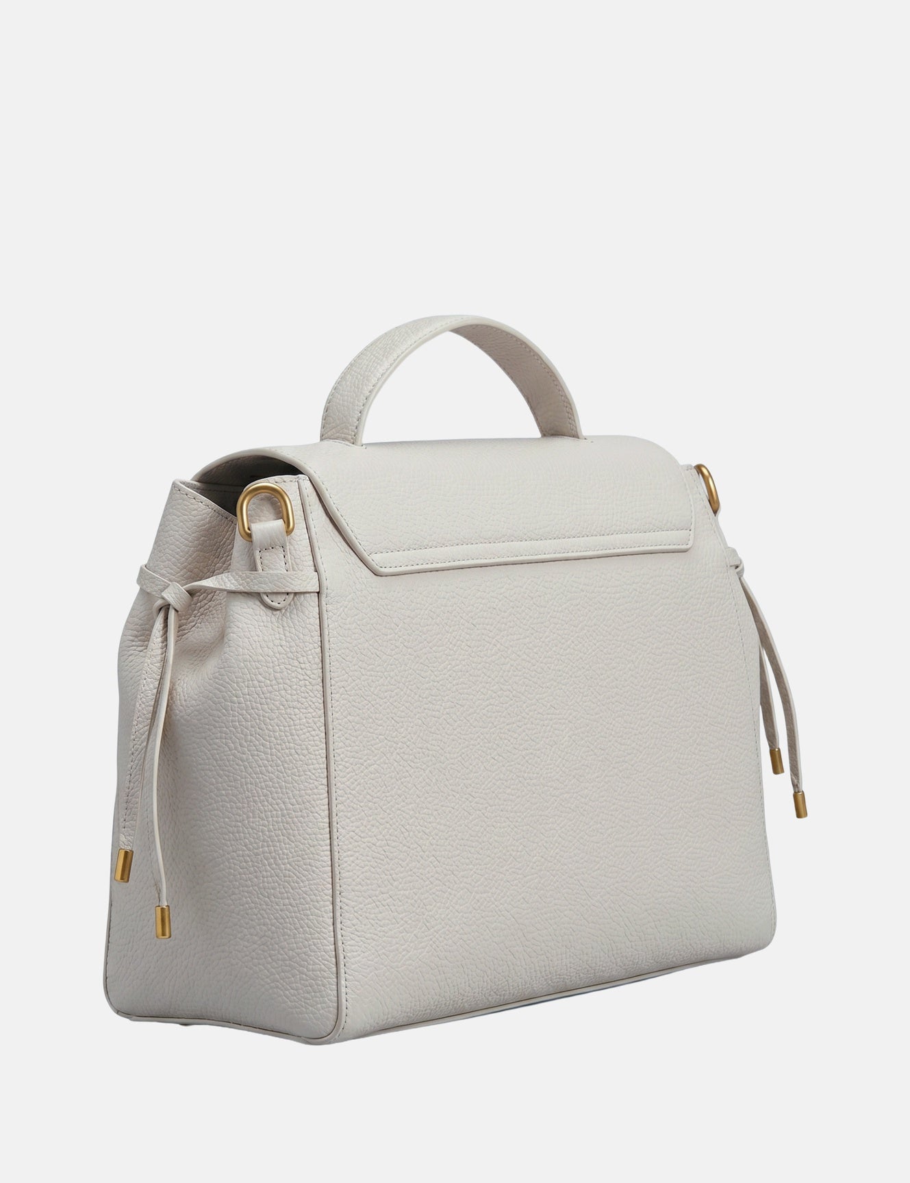 Borsa a bauletto in Pelle Vegana Off-White