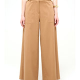 Pantaloni Donna Calluna Elite in Cotone Tabacco Marc Ellis