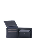 Portafoglio in Pelle Vegana Blu