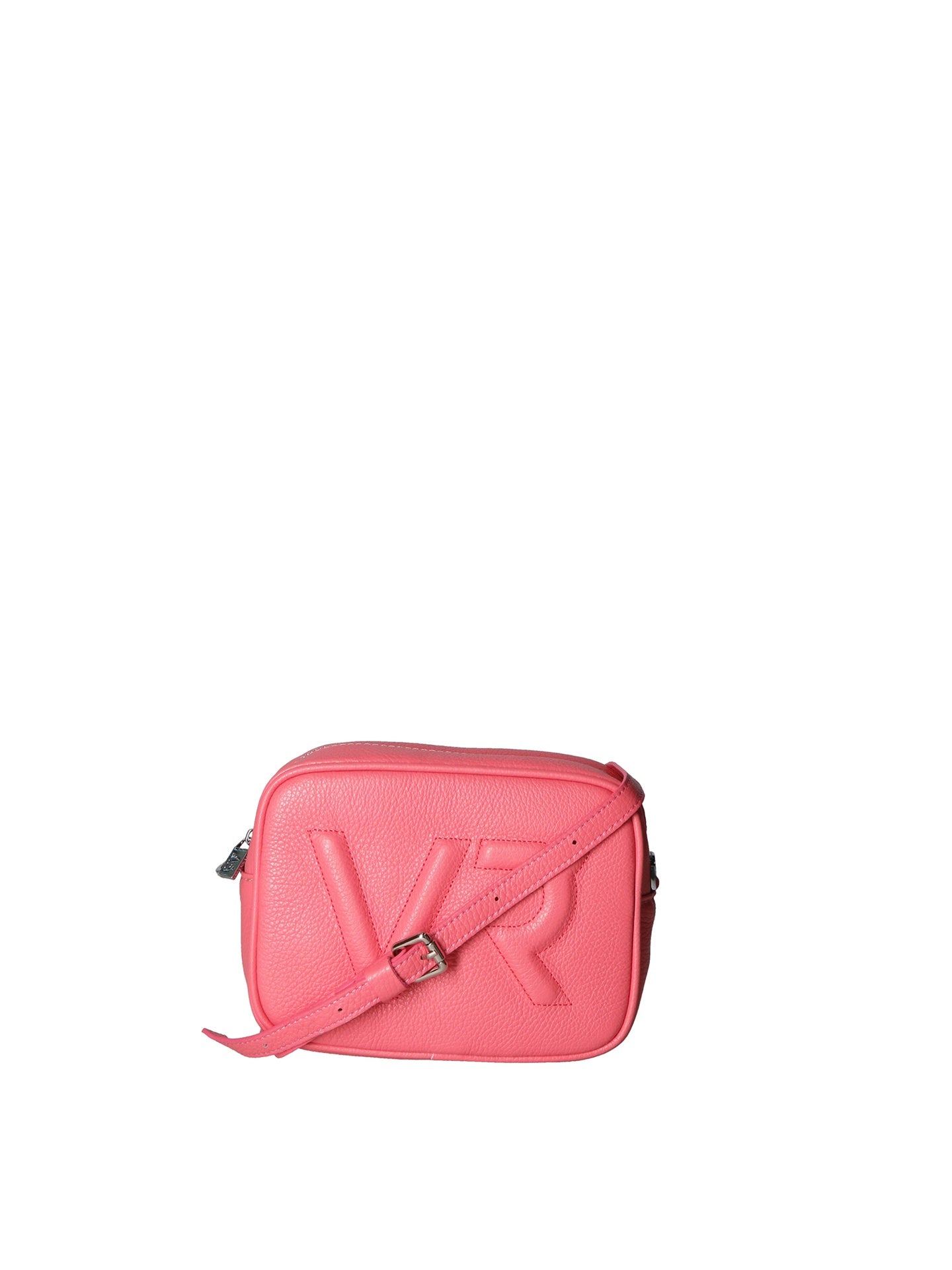 Borsa a Tracolla in Dollaro Leather Fucsia