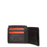 Portafoglio Uomo in Vera Pelle Nero