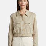 Vestito in Viscosa Taupe Roberta Rossi