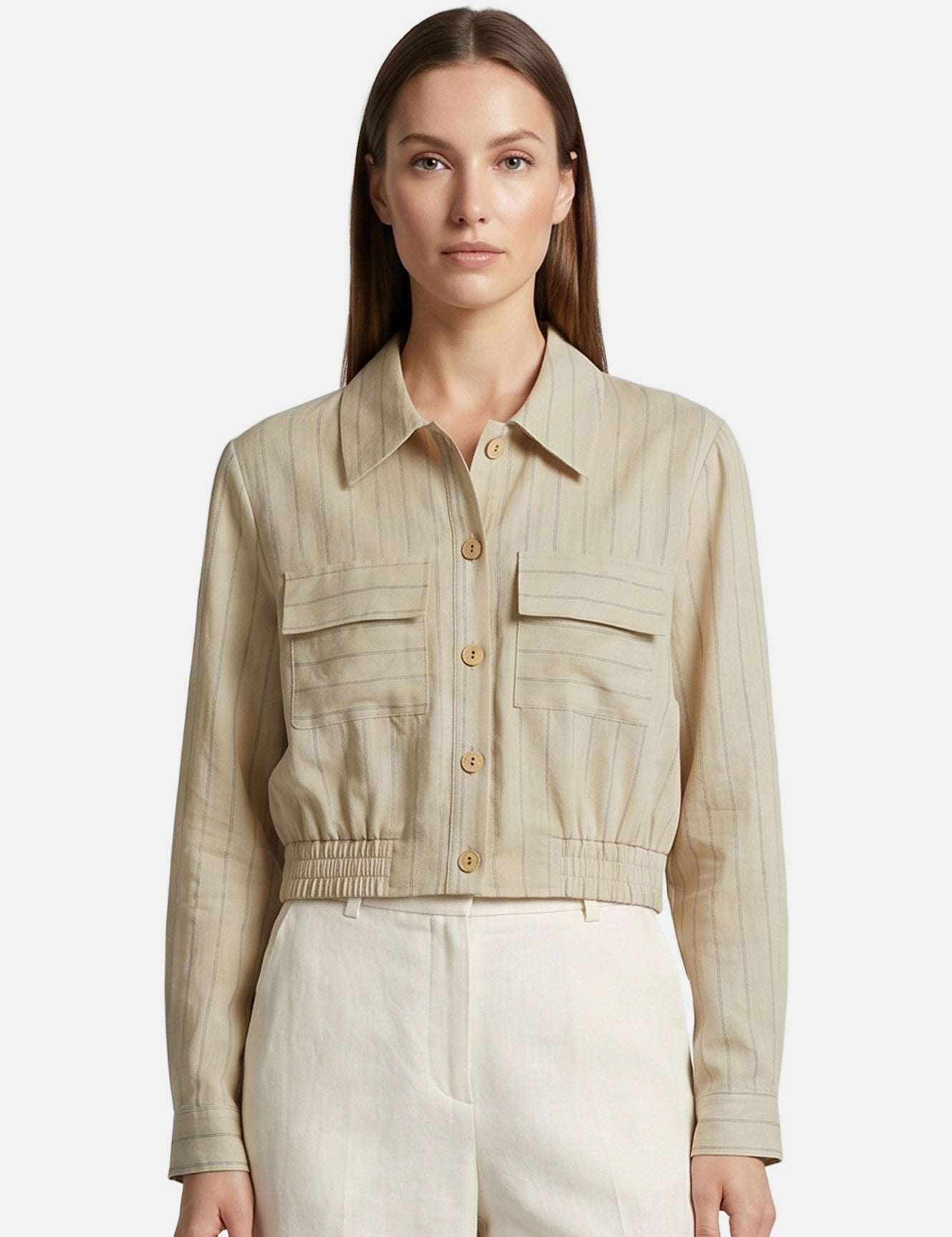 Vestito in Viscosa Taupe Roberta Rossi