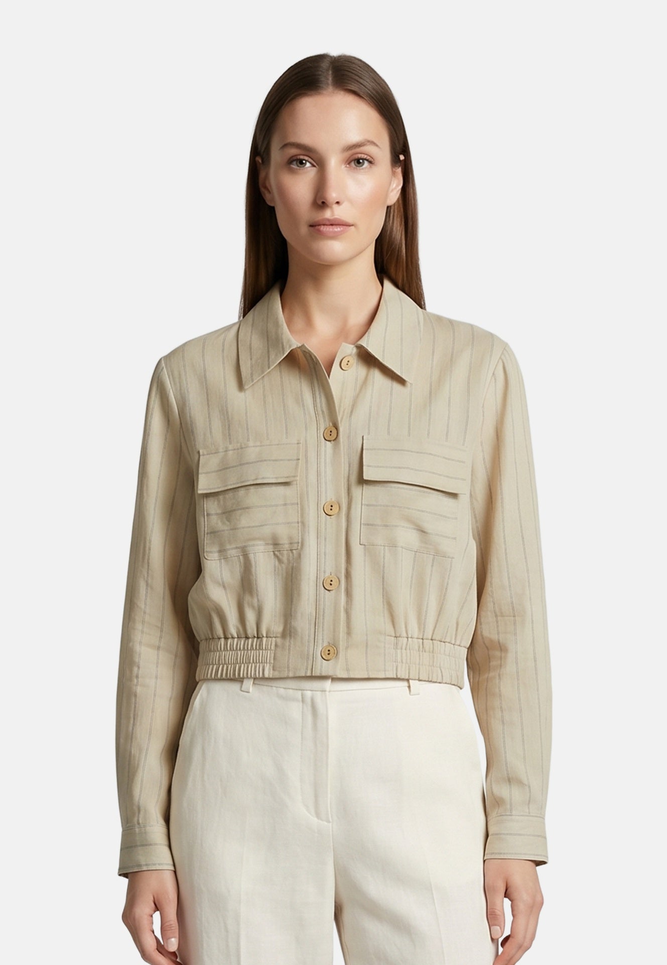 Vestito in Viscosa Taupe Roberta Rossi
