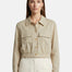 Vestito in Viscosa Taupe Roberta Rossi