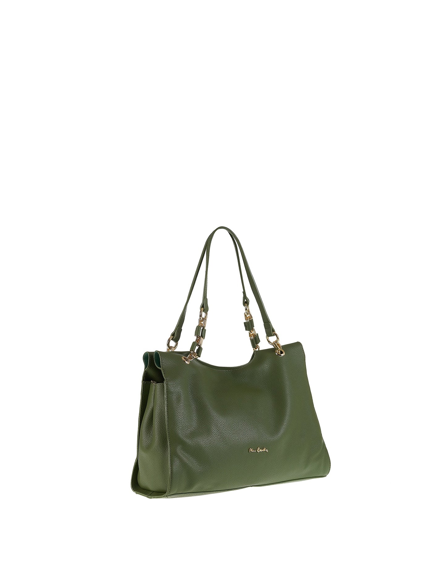 Borsa a Spalla in Vera Pelle Verde