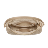 Borsa a Tracolla in Poliestere Beige