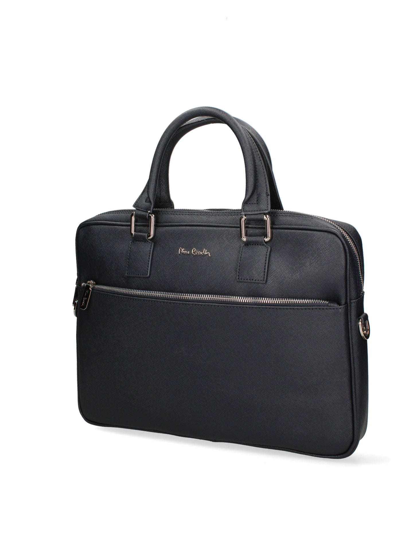 Borsa in Vera Pelle Blu Scuro