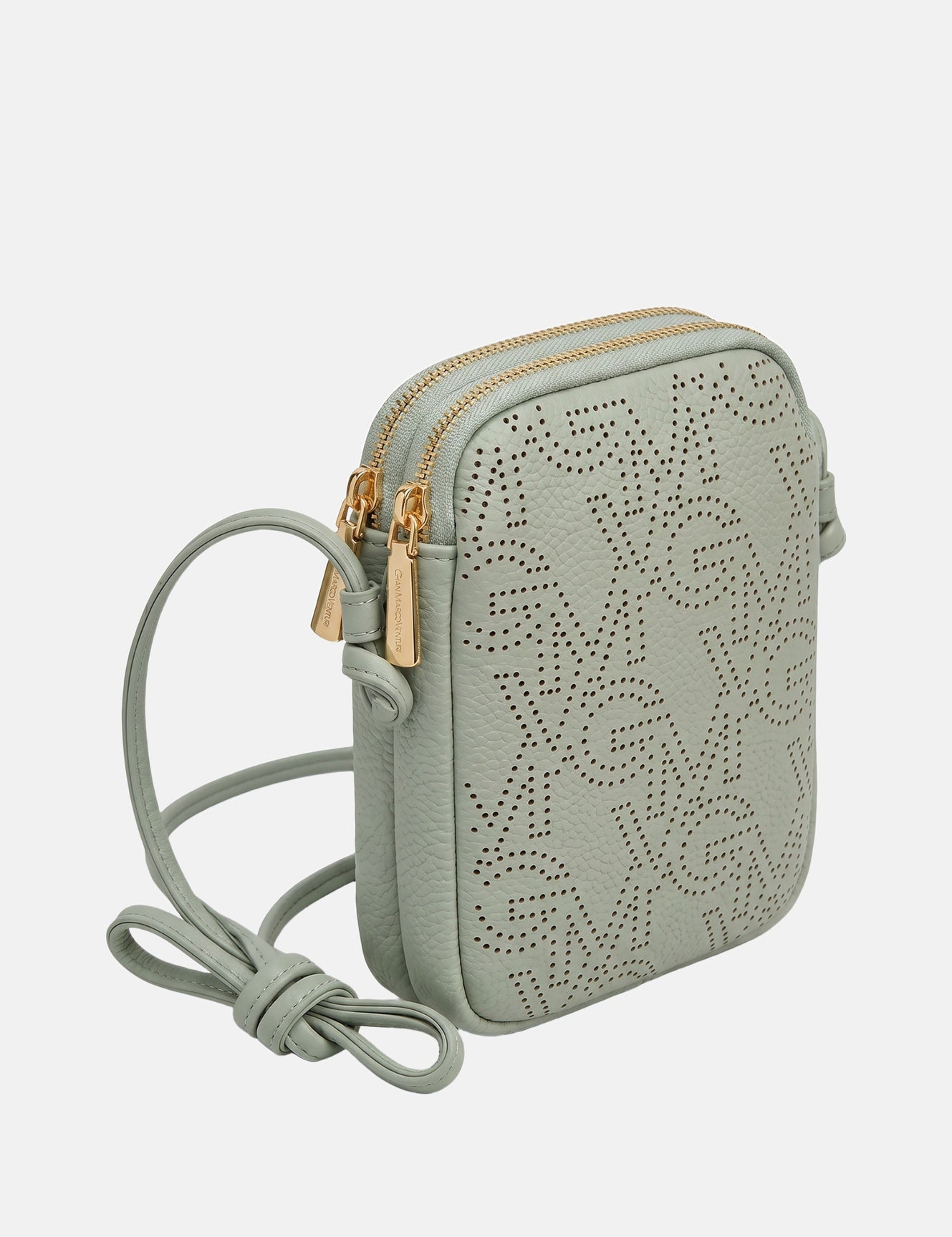 Borsa a tracolla in Pelle Vegana Verde