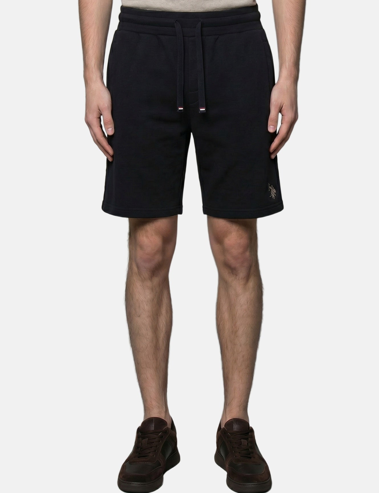 Pantaloncino in Cotone Nero U.S. POLO ASSN.