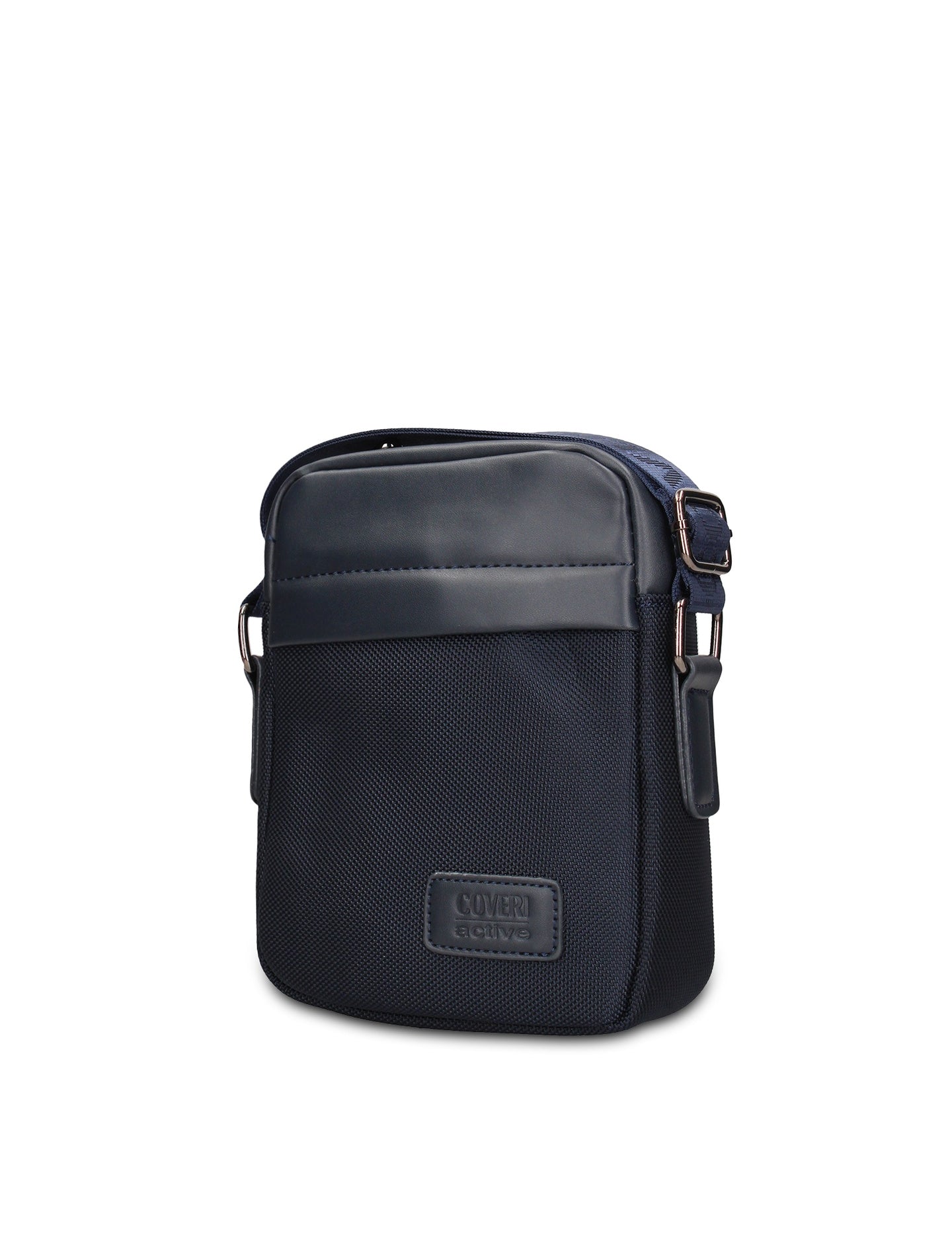 Borsa a Tracolla in 100% Pu Vegan Leather Blu