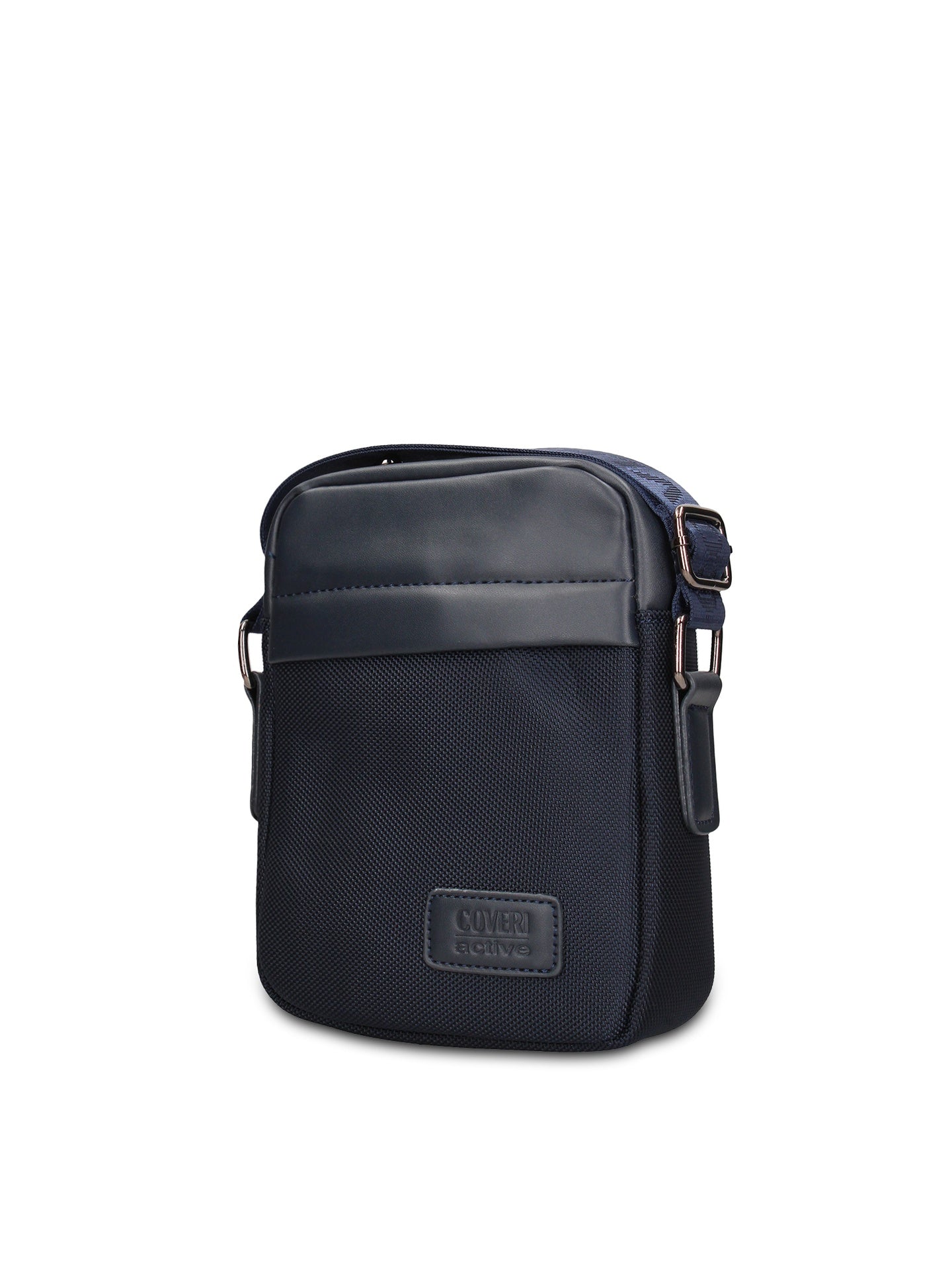 Borsa a Tracolla in 100% Pu Vegan Leather Blu