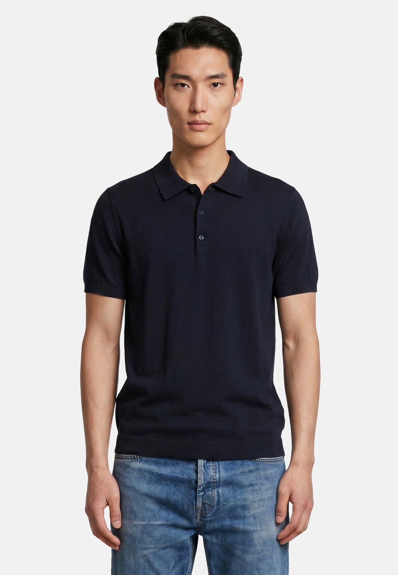 Camicia in Cotone Blu Navy Navigare