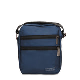 Borsa a Tracolla in 100% Pu Vegan Leather Blu