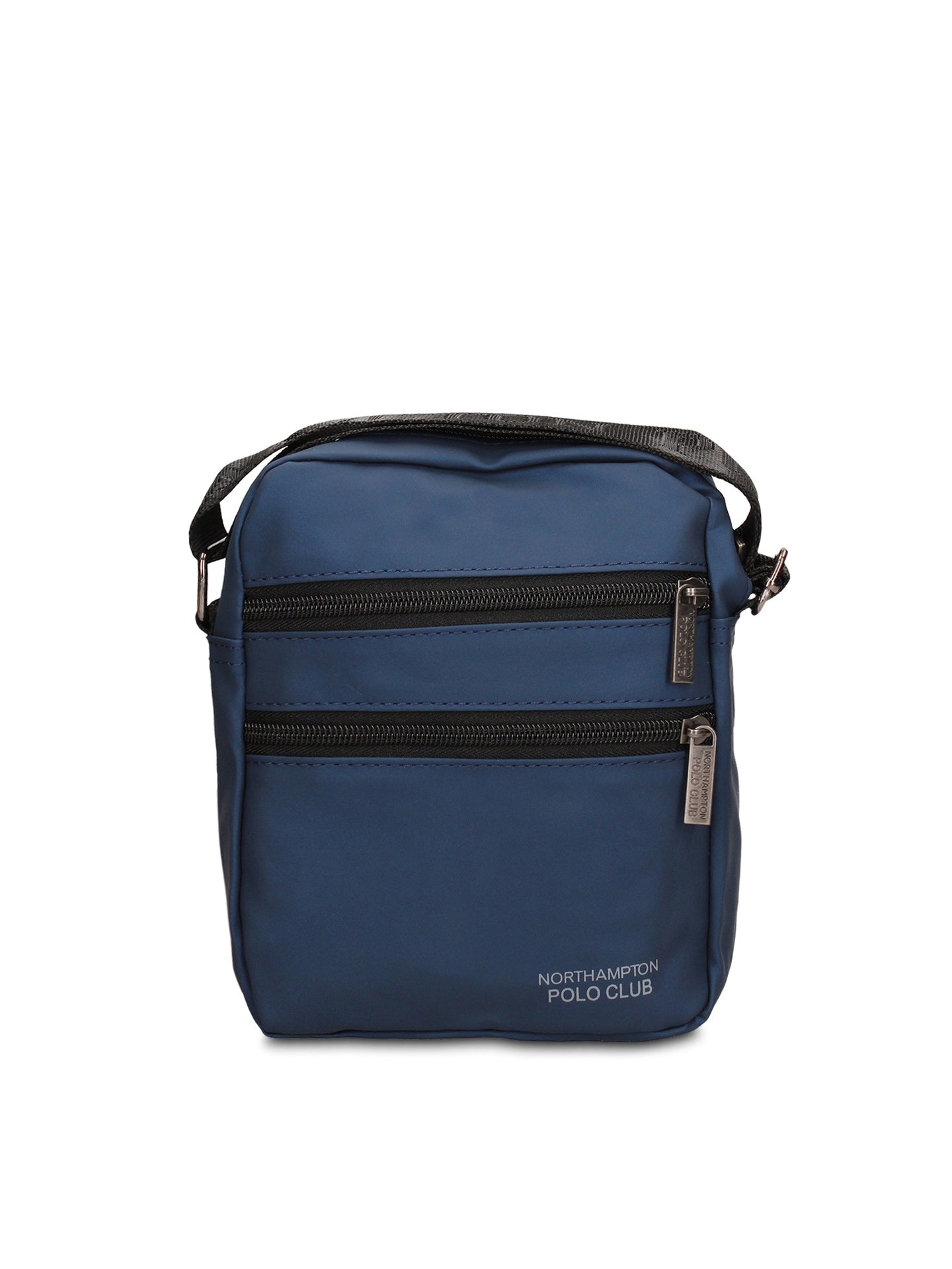 Borsa a Tracolla in 100% Pu Vegan Leather Blu