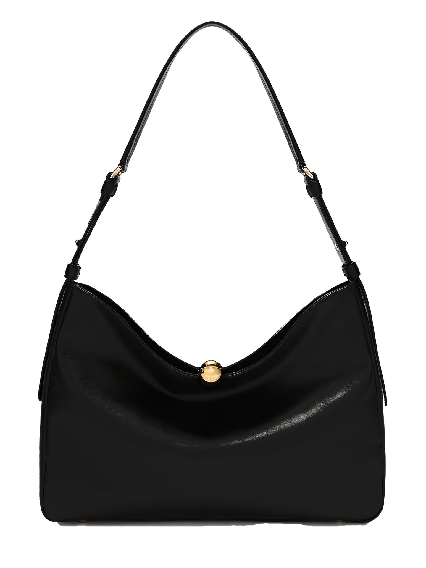 Borsa a Spalla in Pelle Nero Furla