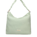 Borsa a Spalla in Polyester Verde Pierre Cardin