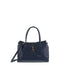 Borsa a Mano in Vera Pelle Navy Pierre Cardin