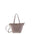 Borsa a Spalla in Vera Pelle Taupe Pierre Cardin