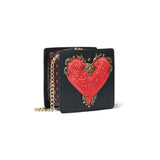 Borsa a Tracolla in Pelle Vegana Multicolore