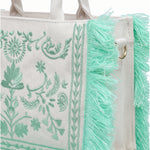 Borsa a Mano in Cotone Verde