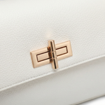 Borsa a Mano in Polyurethane Bianco