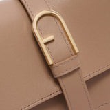 Borsa a Mano in Pelle Ruga Cipria