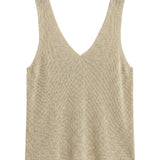 Vestito in Poliestere Beige