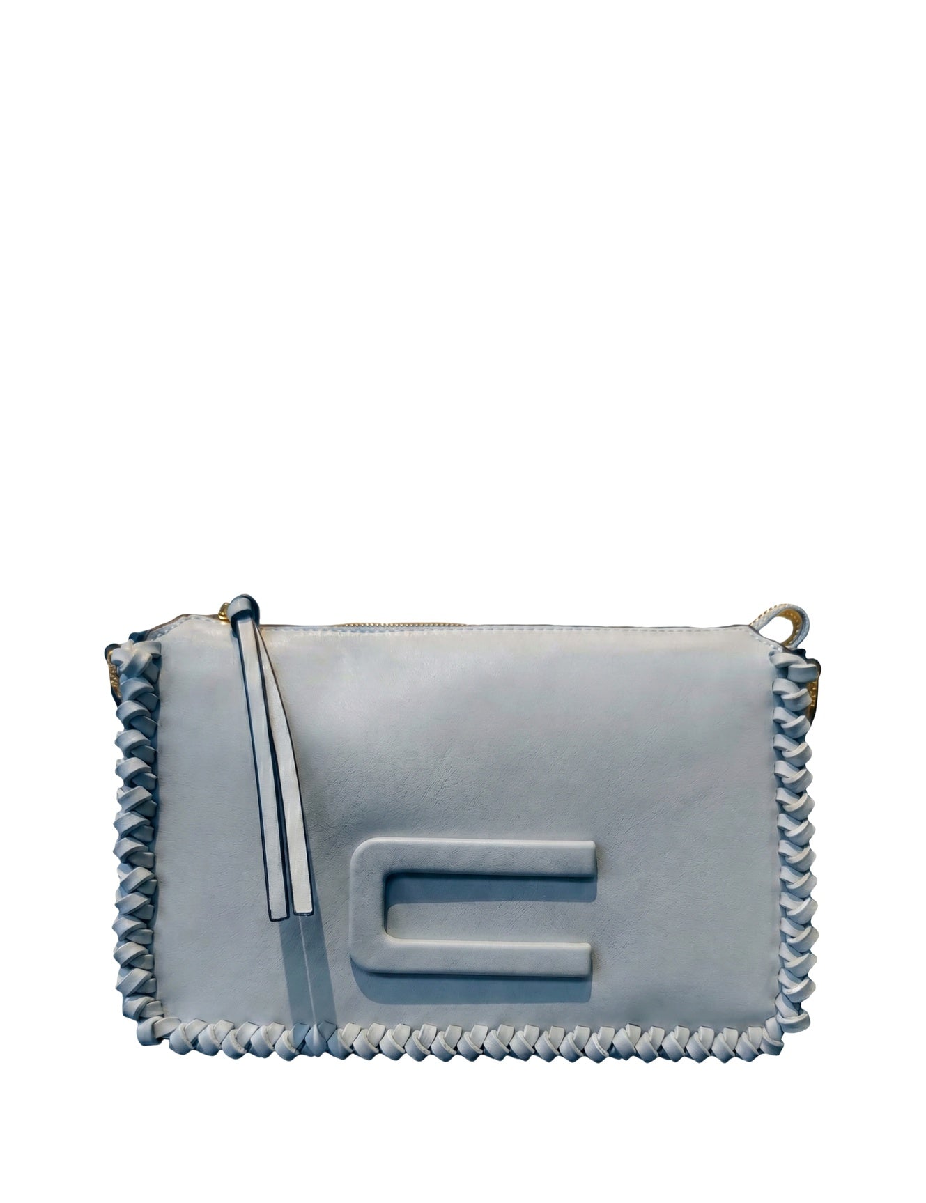 Borsa a tracolla in Pelle Vegana Blu CUSTO BARCELONA