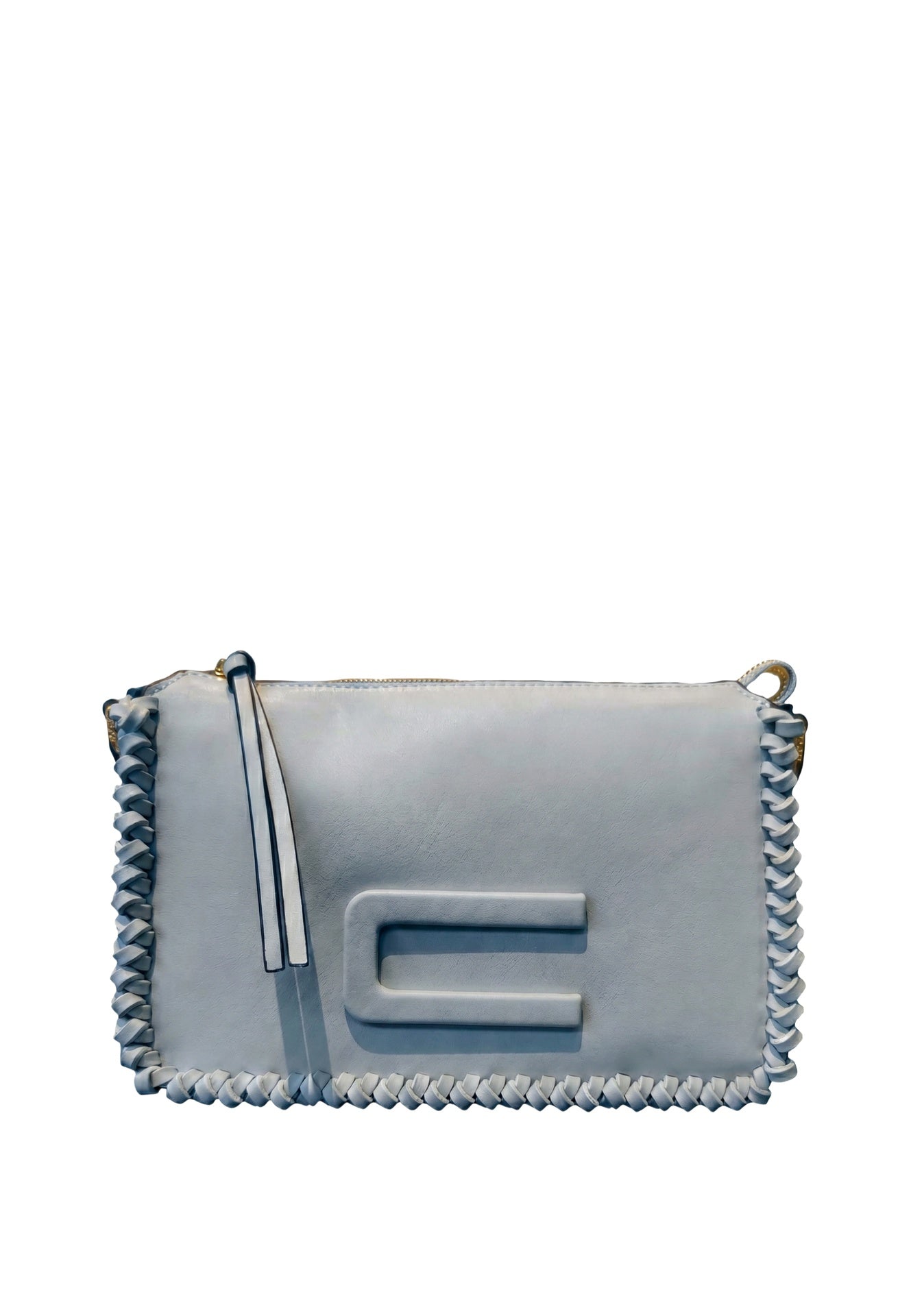 Borsa a tracolla in Pelle Vegana Blu CUSTO BARCELONA