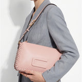 Borsa a tracolla in Pelle Vegana Nude