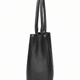 Borsa a Spalla in Pelle Vegana Nero