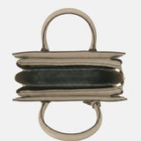 Borsa a mano in Pelle Vegana Beige