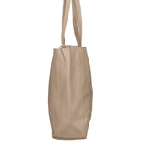 Borsa a Mano in 100% Cow Leather Cappuccino