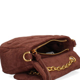 Borsa a spalla CUSTO - Marrone