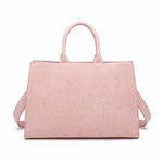 Borsa Shopper in Pelle Vegana Rosa