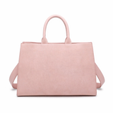 Borsa Shopper in Pelle Vegana Rosa