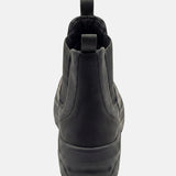 Sneakers platform in Pelle Vegana Nero