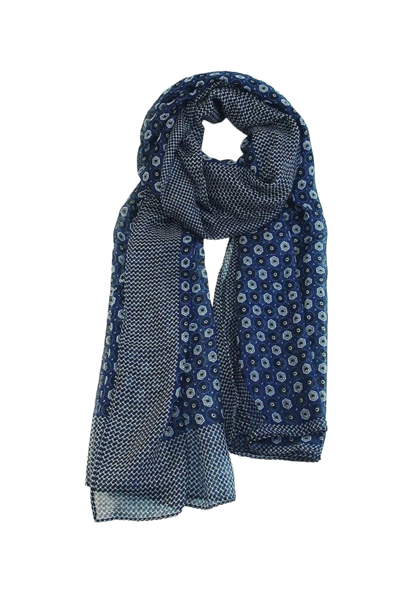 Stola in Poliestere Navy Navigare