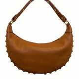 Borsa a Tracolla in Dollaro Leather Cognac
