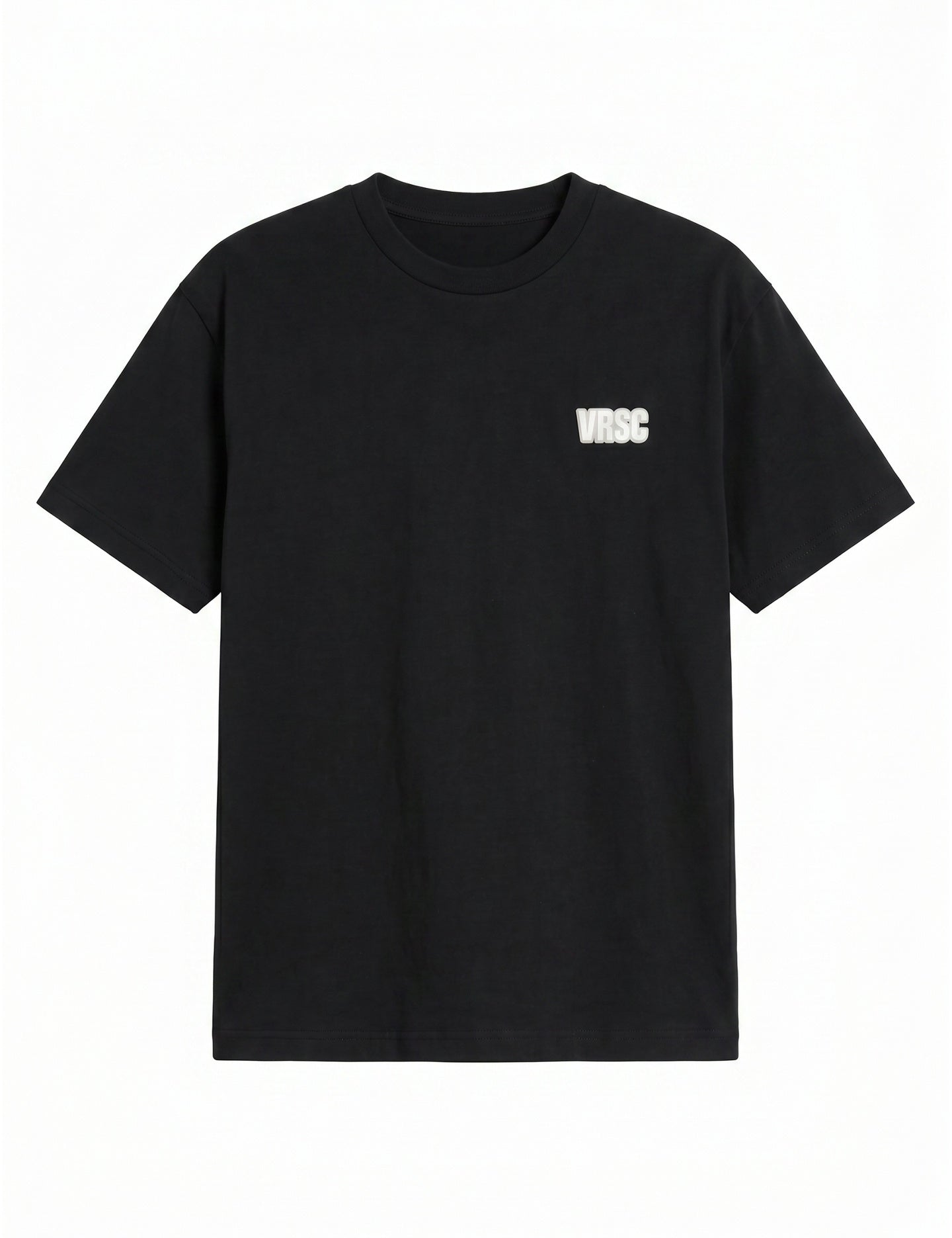 T-shirt in Cotone Nero VRSC Very Random Solid Chic