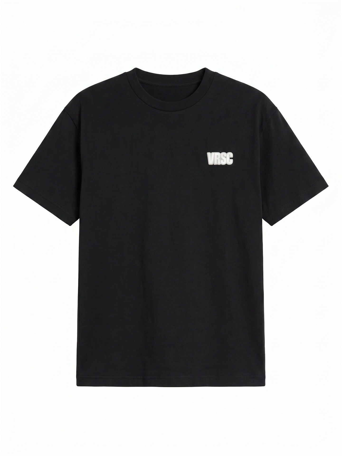 T-shirt in Cotone Nero VRSC Very Random Solid Chic