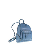 Zaino in Vera Pelle Blu Jeans