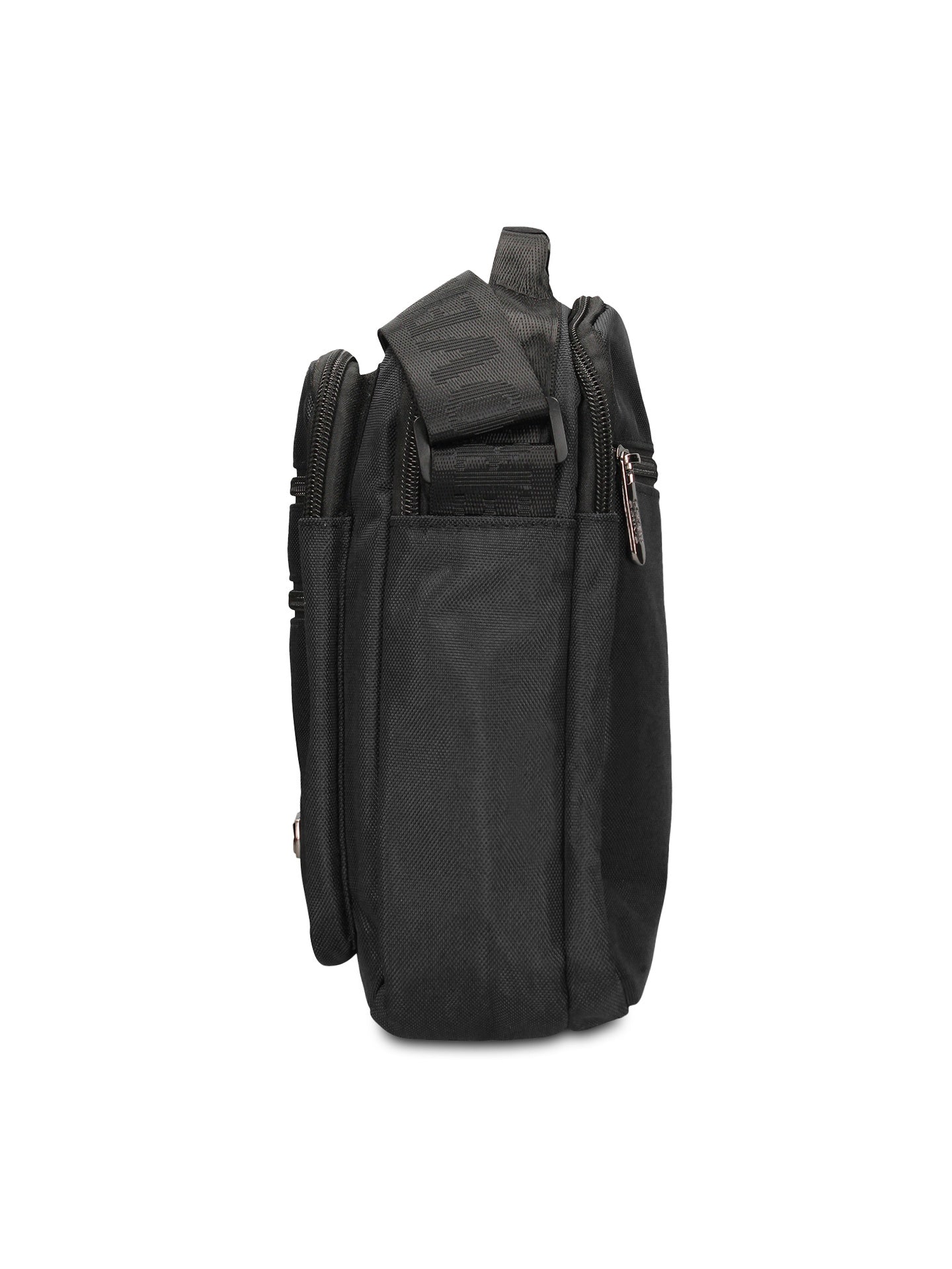 Borsa a Tracolla in 100% Pu Vegan Leather Nero