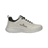 Scarpa stringata in Pelle Vegana Bianco Navigare