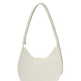 Cream Leather Shoulder Bag