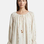 Vestito in Cotone Beige Roberta Rossi