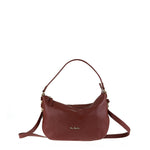 Borsa a Spalla in Vera Pelle Rubino Pierre Cardin