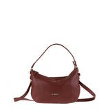 Borsa a Spalla in Vera Pelle Rubino Pierre Cardin