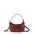 Borsa a Spalla in Vera Pelle Rubino Pierre Cardin